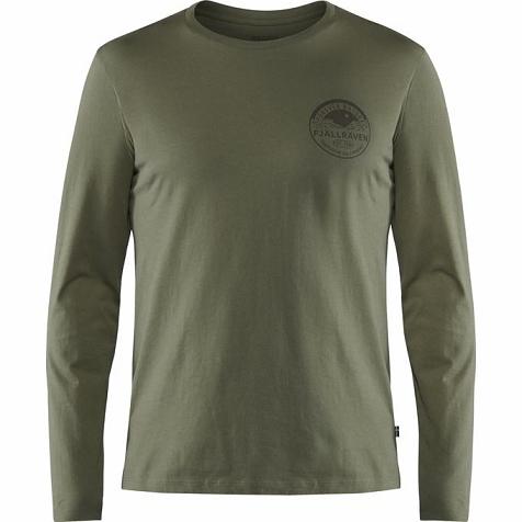 Fjallraven Forever Nature Badge T-Shirt Green Singapore For Men (SG-597407)